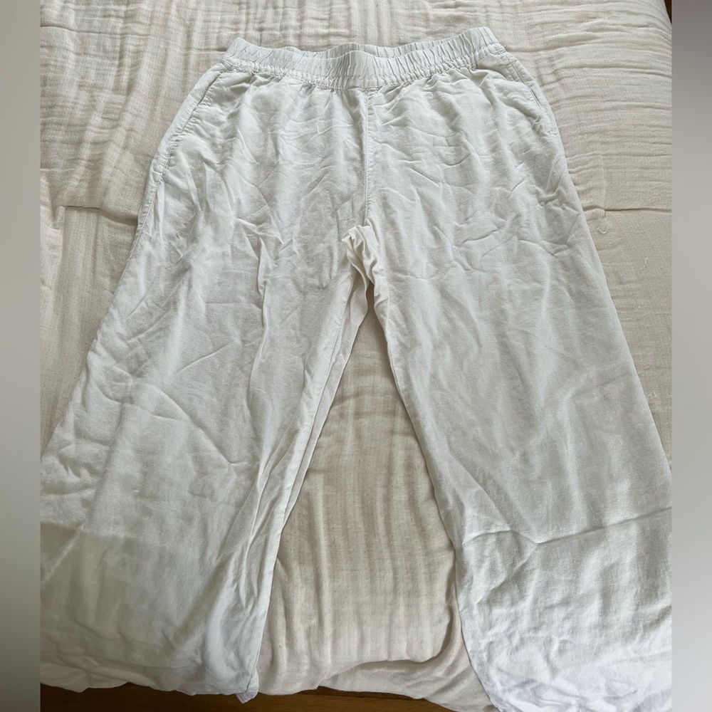 Women’s Flowy Linen Wide Leg Pants